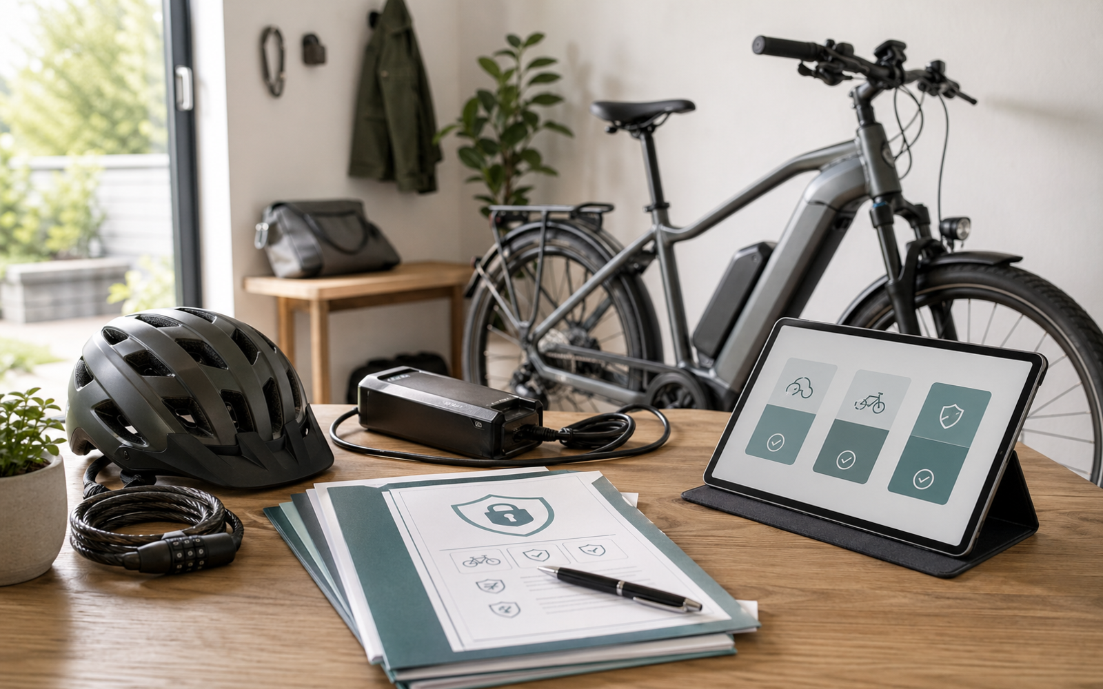 Themenbild für E-Bike Versicherung auf hausratversicherung-tarife.de
